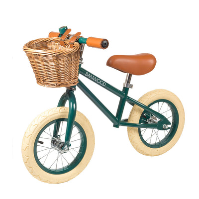 Banwood løbecykel, First go - mørkegrøn