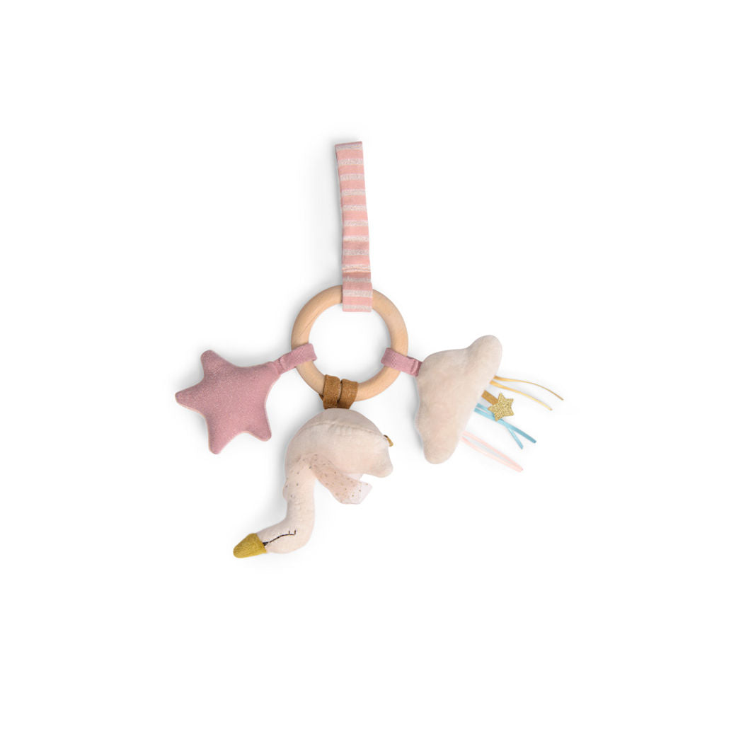 Moulin Roty Rangle i træ, Svane- La Petite Ecole de Danse