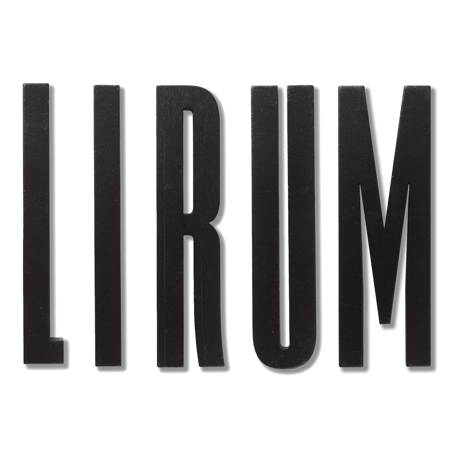 Design Letters bogstav i træ, A - Å - Sort