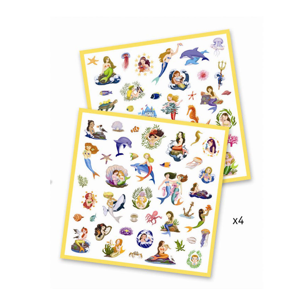 Djeco klistermærker, havfruer