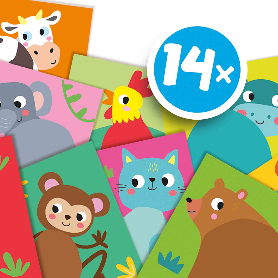 SES Creative Mit første kreative sæt, Haler på dyr - Fra 1-4 år