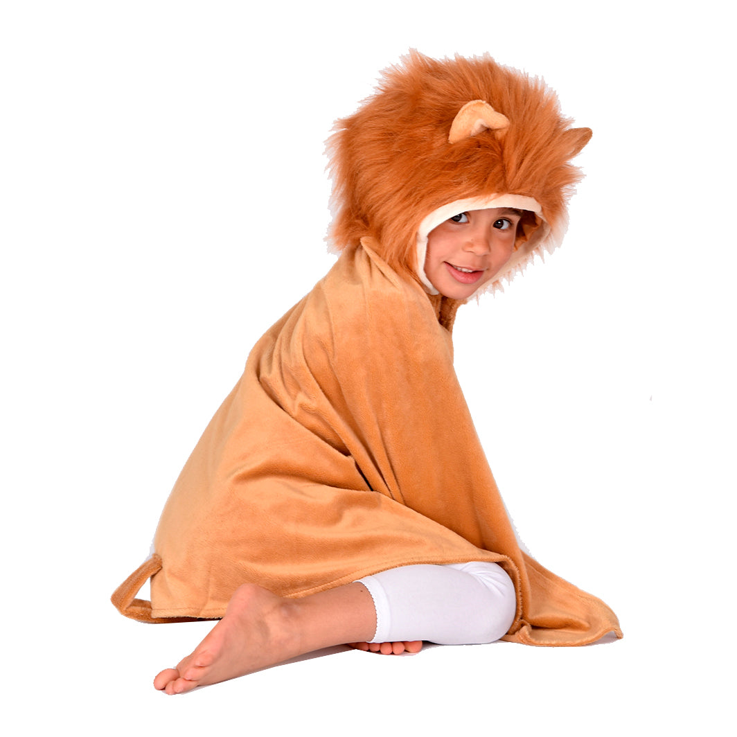 Den goda Fen dyrekostume, Løve kappe - str. 3-8 år