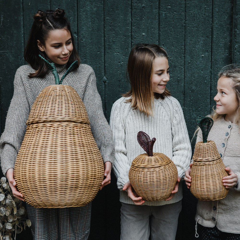 ferm Living Pear Storage, fletkurv i rattan