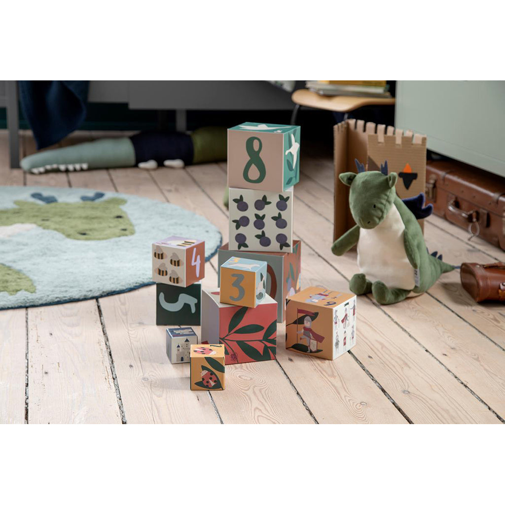 Sebra stabelklodser, 10 stk. Pixie/Dragon