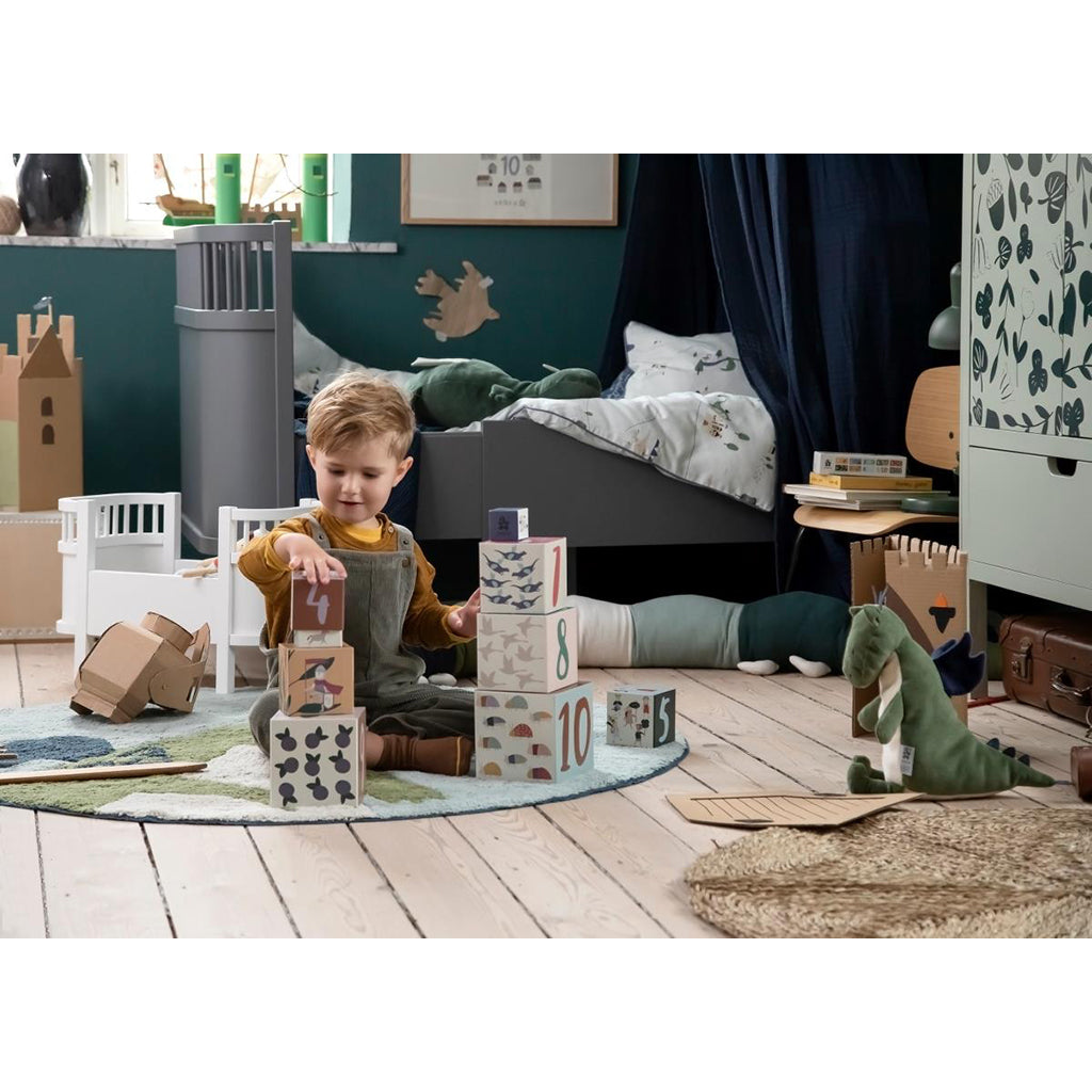 Sebra stabelklodser, 10 stk. Pixie/Dragon