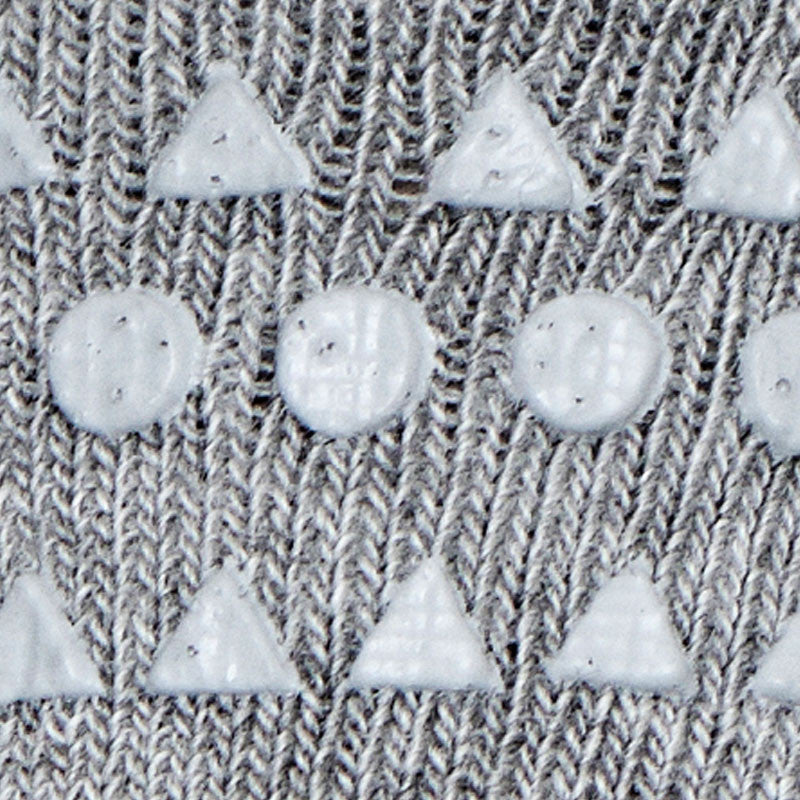 GoBabyGo skridsikre strømper m. gummidutter, grey melange