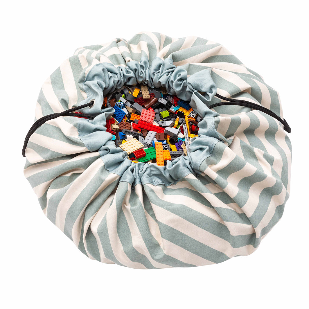 Play&Go To-i-én tæppe, Stripes green