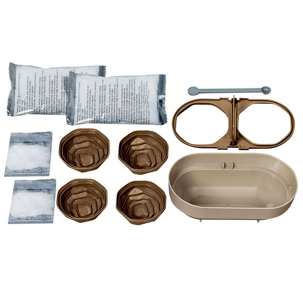 KidzLabs, eksperiment sæt, Geode Crystal Growing, Lav dine egne krystaller - Fra 8 år