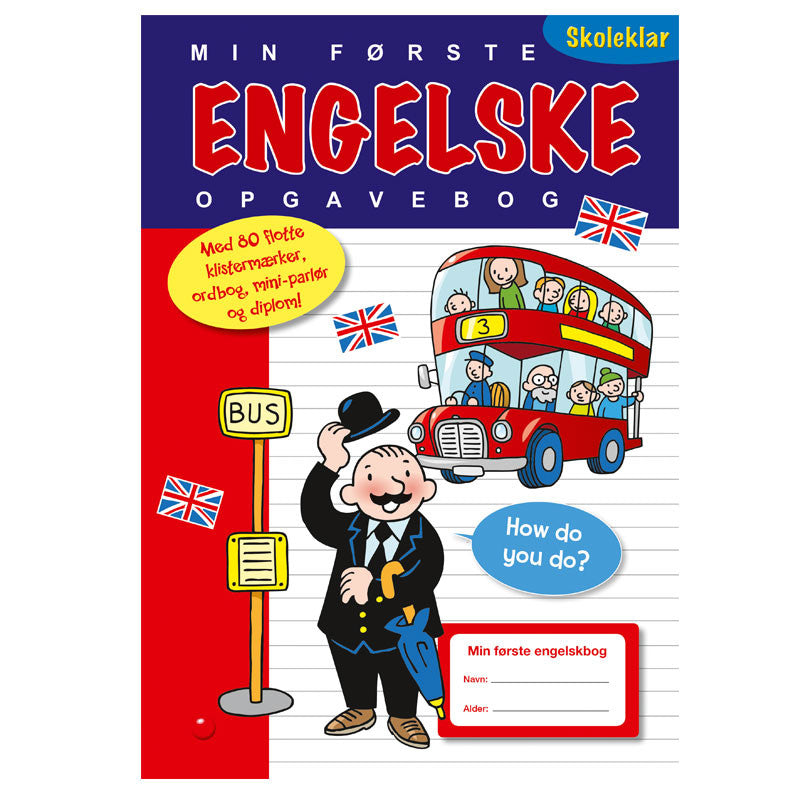 Skoleklar, Min første engelske opgavebog