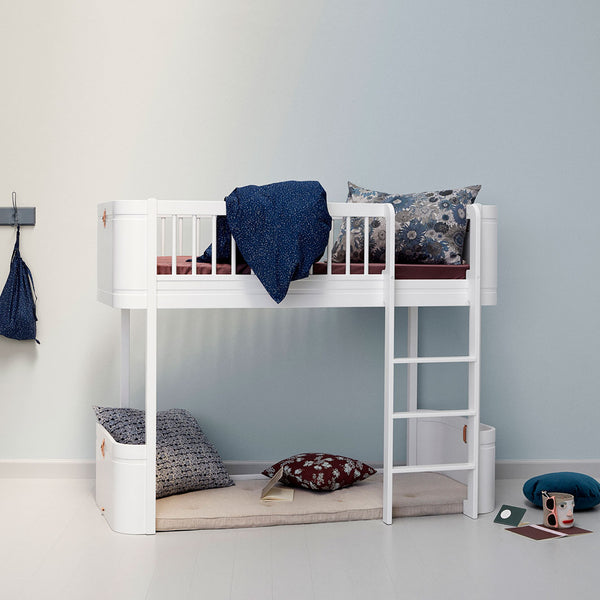 Oliver Furniture, Mini+ legemadras til halvhøj seng, natur - Lirum Larum Leg