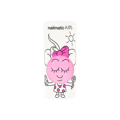Nailmatic neglelak til børn, vandbaseret - Dolly Pink neon