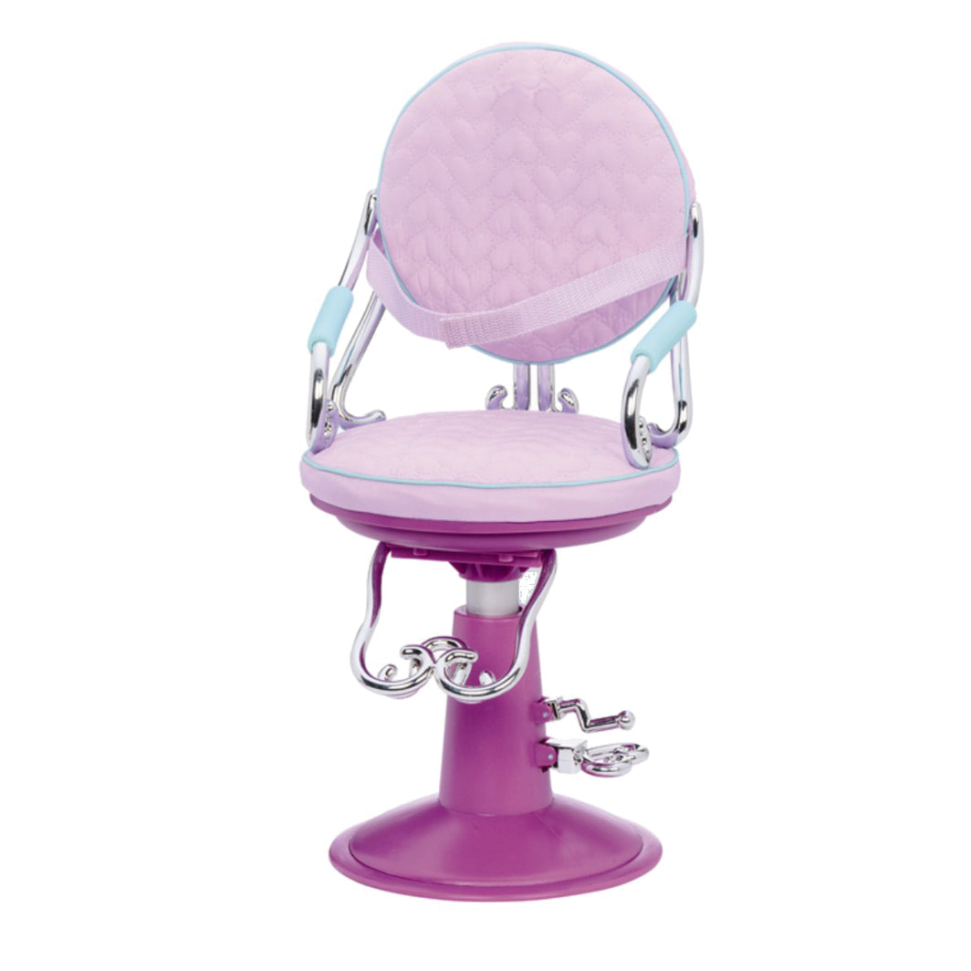 Our Generation dukketilbehør, Frisørstol - Lilla