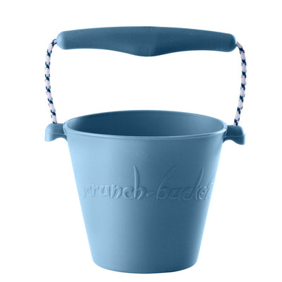 Scrunch-bucket, blød foldbar spand - duck egg blue