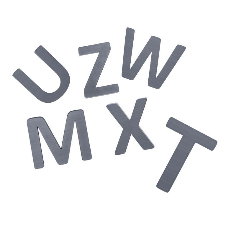 Bogstaver i træ, A - Å - grå - produktet udgår