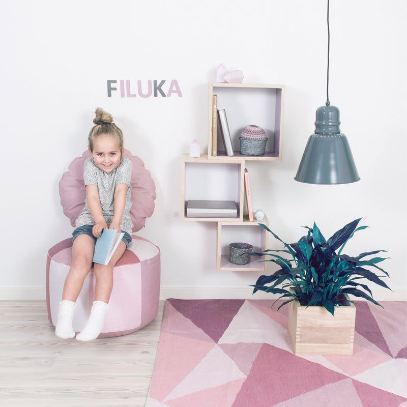 Bogstaver i træ, A - Å - pastel pige - produktet udgår