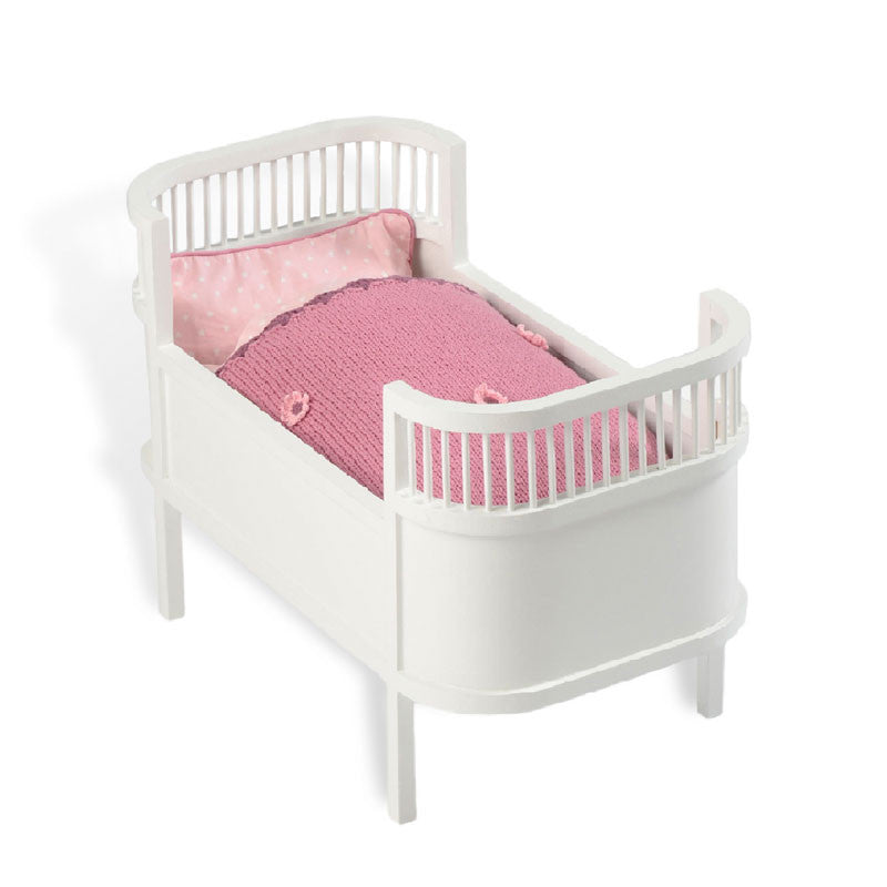 Smallstuff dukkeseng "Rosaline" i træ, hvid