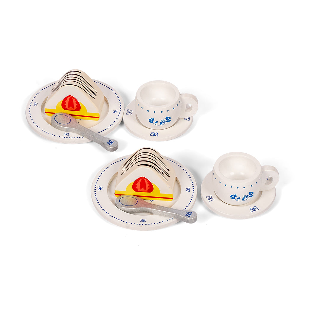 Mamamemo legemad i træ, Eftermiddags tesæt - Royal