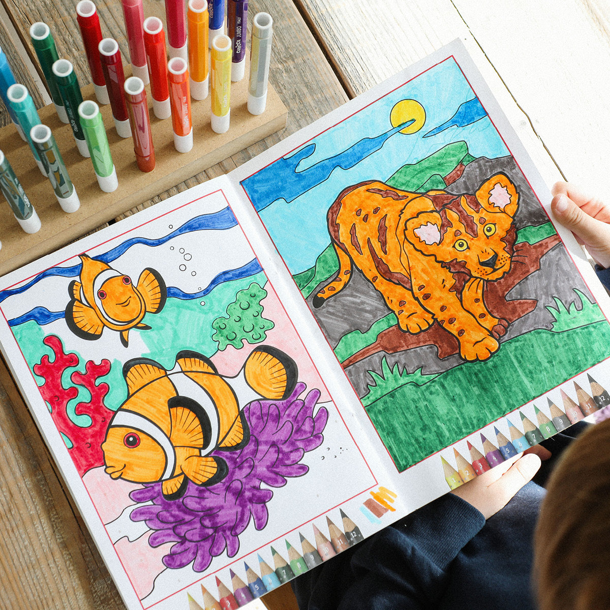 Tegning og farvelægning for børn – ro, kreativitet og fordybelse