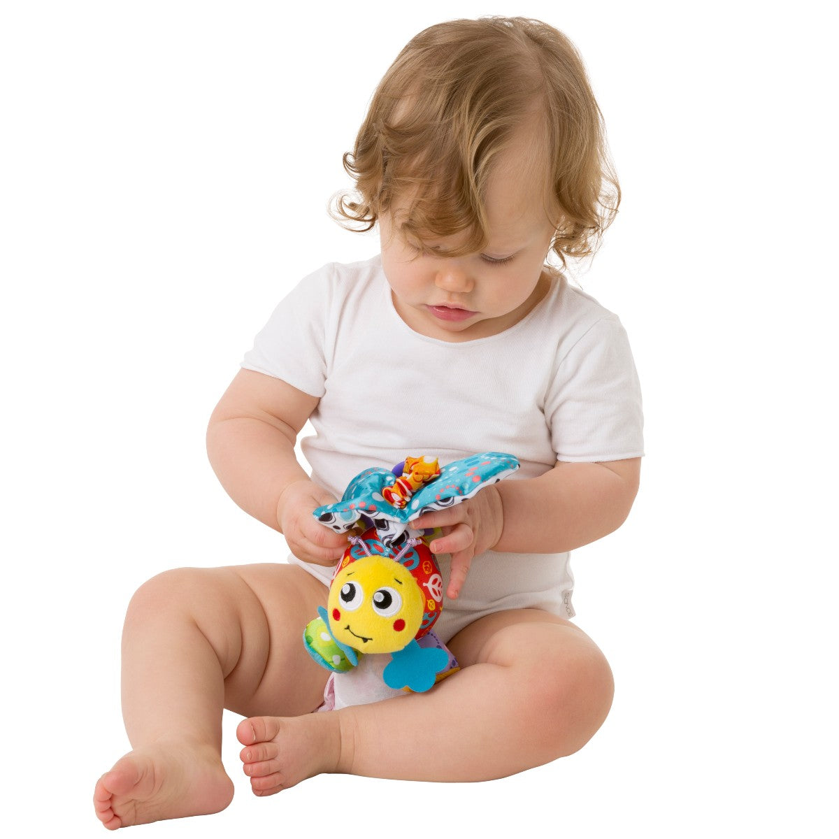 Playgro aktivitetslegetøj, Groovy bi med ophæng