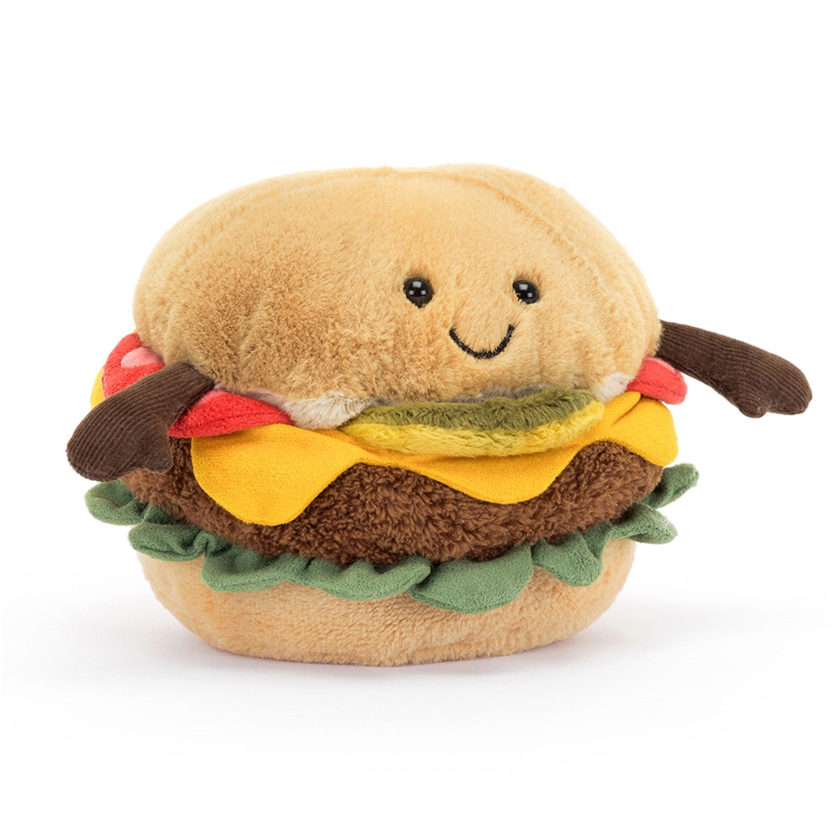 Jellycat bamse, Amuseable Burger  - 11 cm