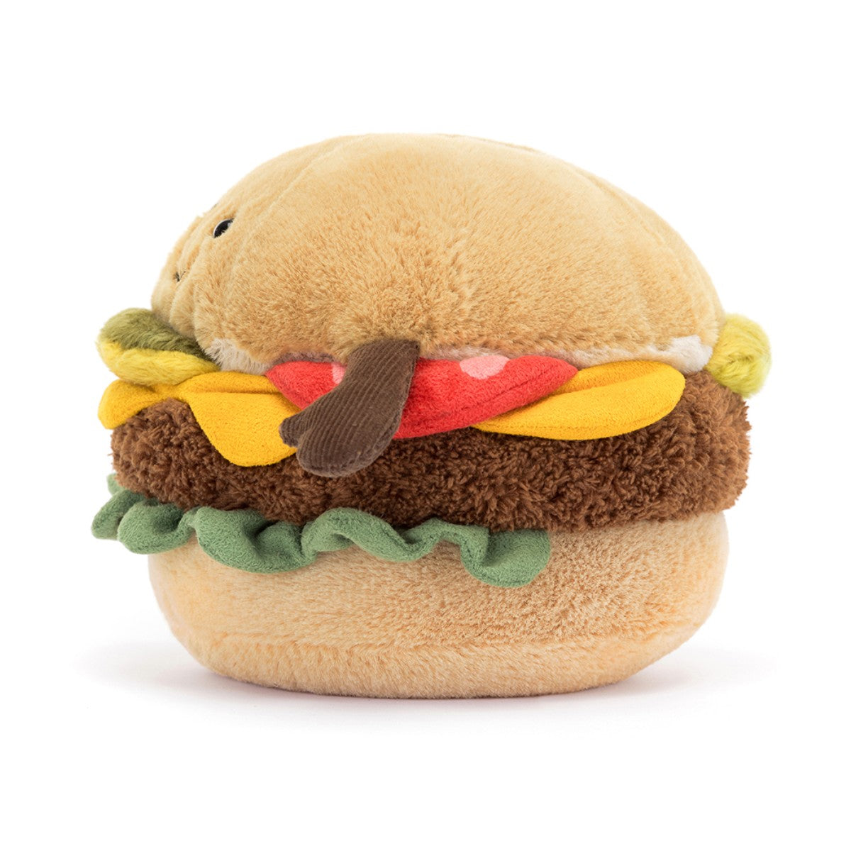 Jellycat bamse, Amuseable Burger  - 11 cm