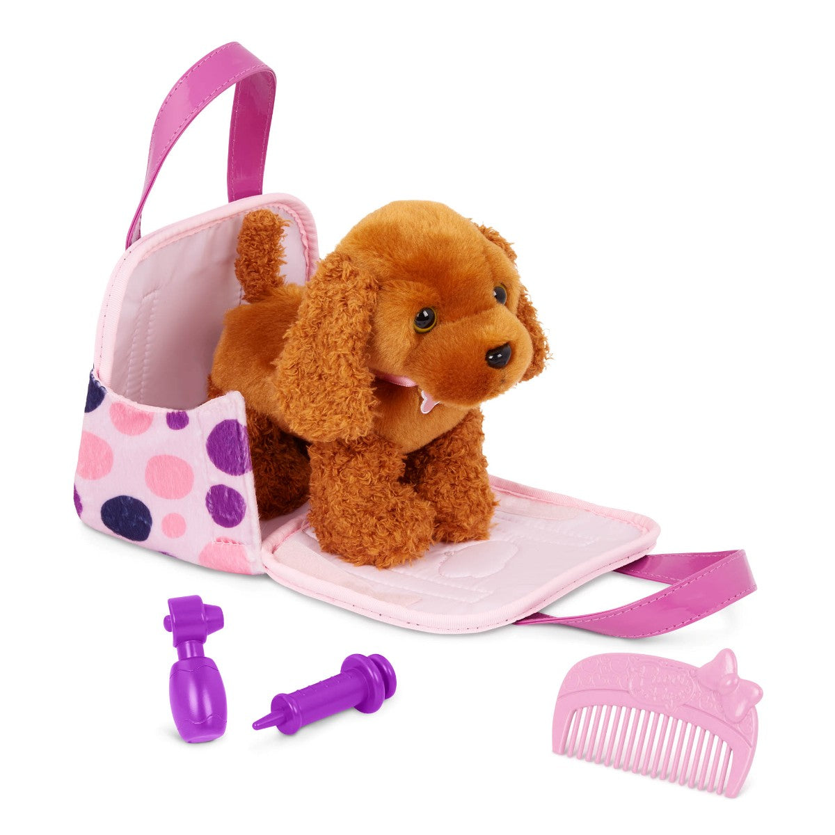 Pucci Pups hund i prikket taske