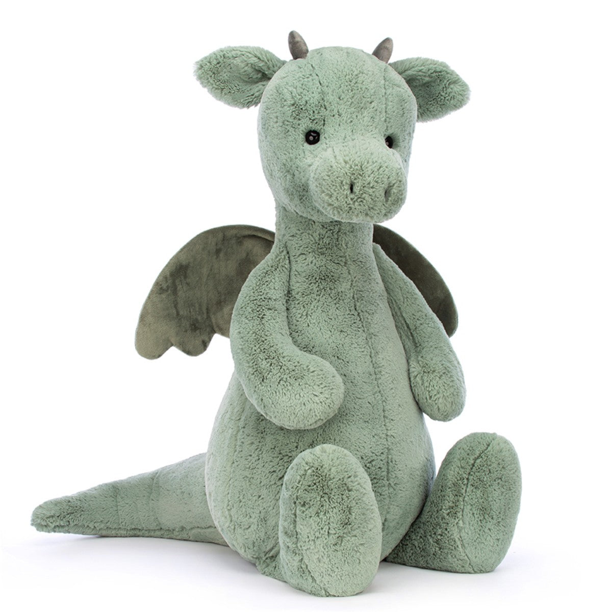 Jellycat bamse, Bashful drage, virkelig stor drage - 108 cm