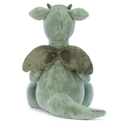 Jellycat bamse, Bashful drage, virkelig stor drage - 108 cm