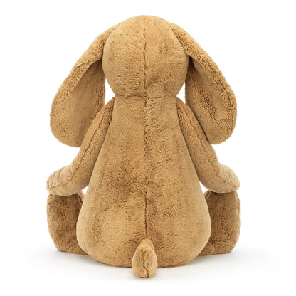 Jellycat bamse, Bashful Toffee hund, virkelig stor hund - 108 cm