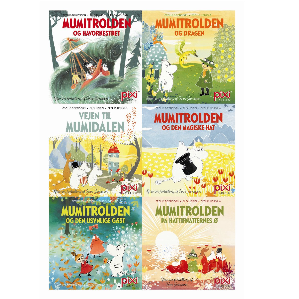 Pixibog, Pixi-serie 150, Mumitroldene, 6 varianter - Pris for 1 stk.