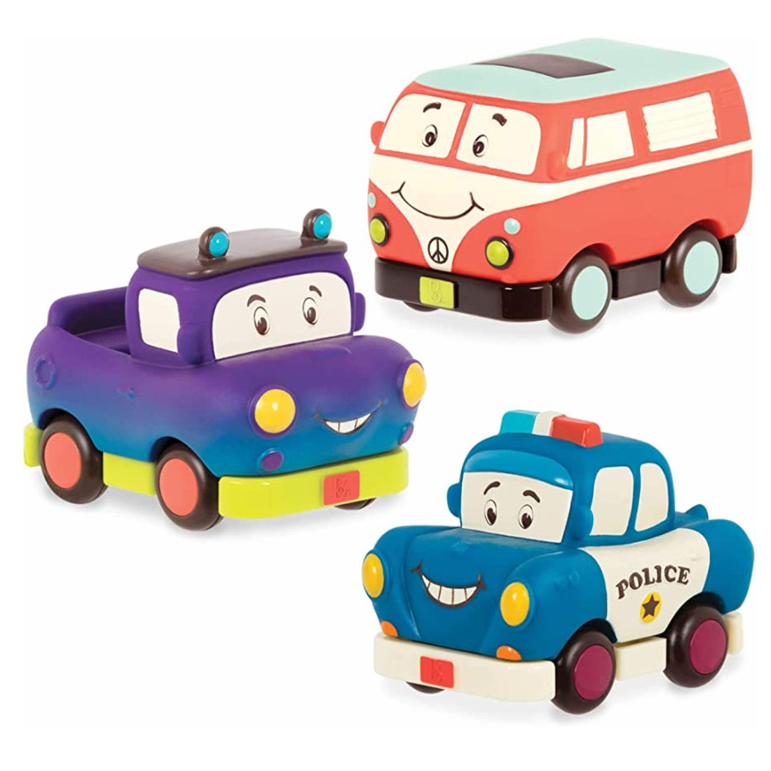 B Toys Mini træk tilbage biler