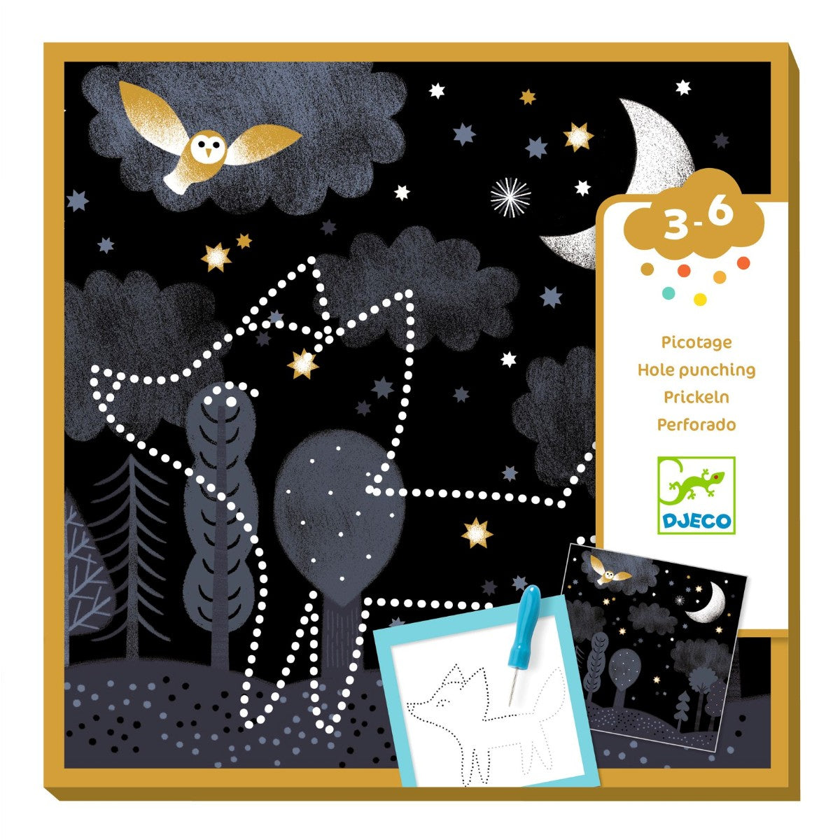 Djeco Kreativ æske, Billedafsløring