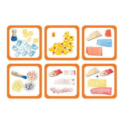 Djeco Unikke værktøjer til maling