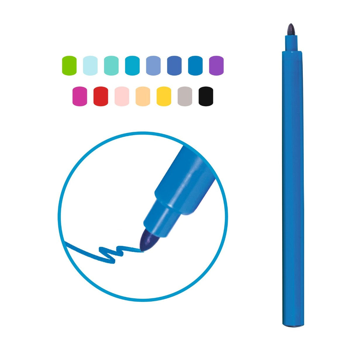 Djeco tuscher, Pacific - 15 stk