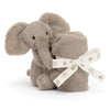 Baby Jellycat Luxe nusseklud, Smudge Elefant