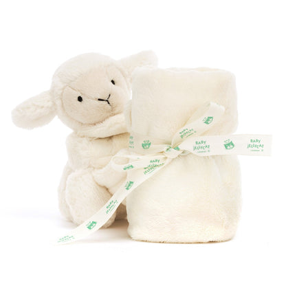Baby Jellycat bamse, Bashful nusseklud - Lam
