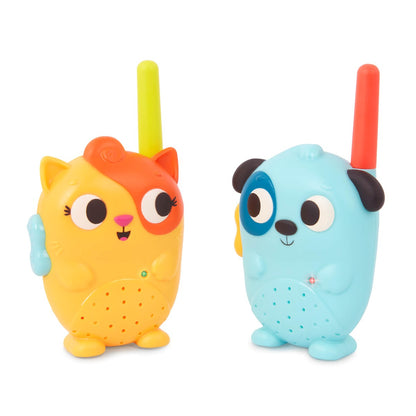 B Toys, Walkie Talkie sæt - Lolo &amp; Woofer Walkie-Talkies
