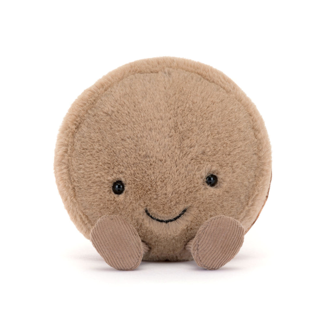 Jellycat bamse, Food bake, Amuseables Mona Macaron Chokolade - 12 cm