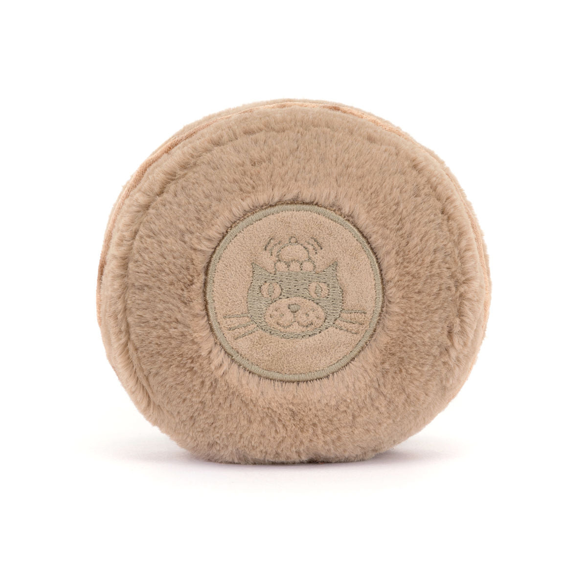 Jellycat bamse, Food bake, Amuseables Mona Macaron Chokolade - 12 cm