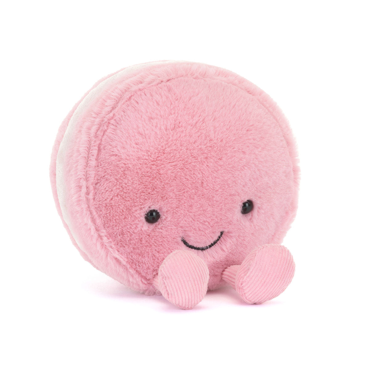 Jellycat bamse, Food bake, Amuseables Mia Macaron jordbær - 12 cm