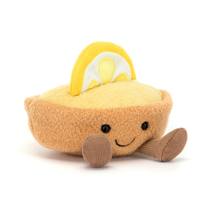 Jellycat bamse, Food bake, Amuseables Collette Tarte Au Citron - 11 cm