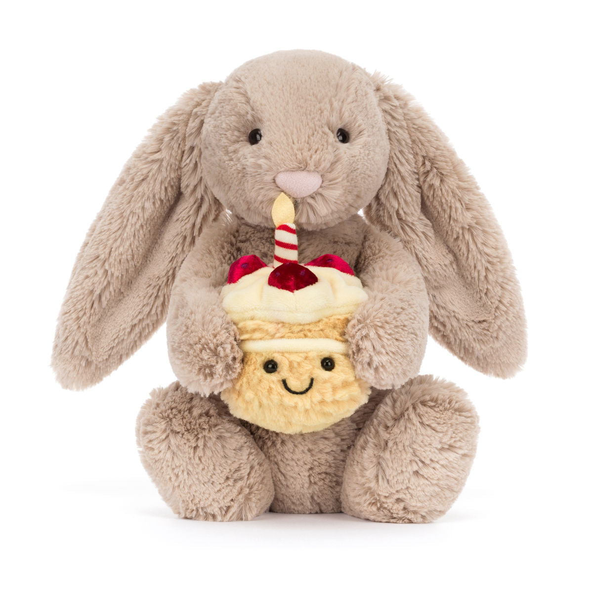 Jellycat bamse, Bashful birthday kanin m kage - 31 cm