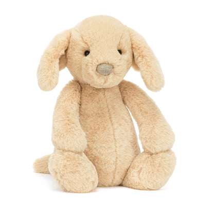 Jellycat bamse, Bashful Luxe hvalp - Original 31 cm