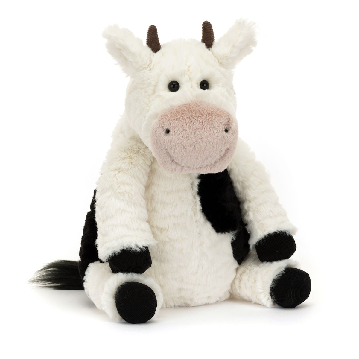 Jellycat bamse, Farm, Ko - 24 cm