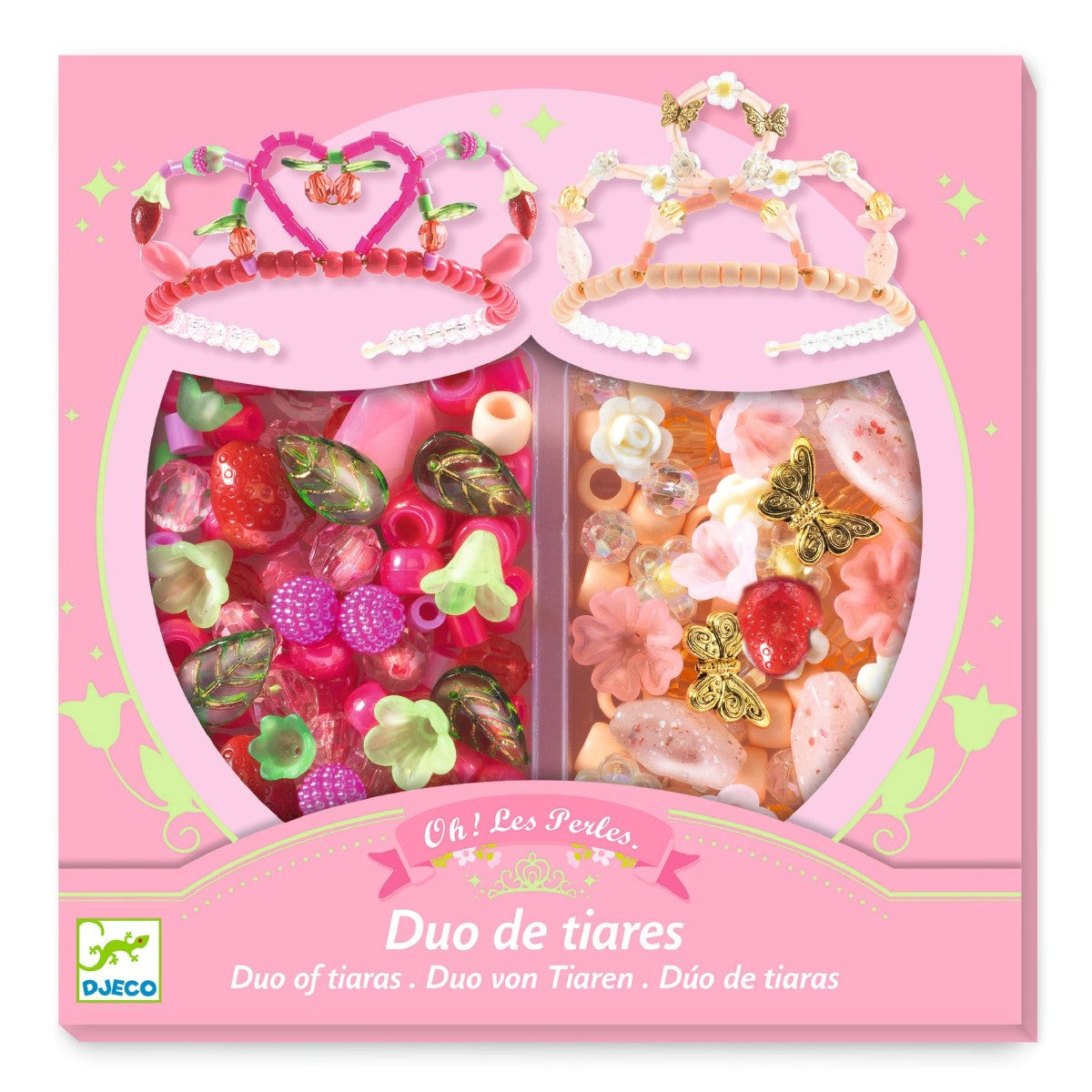 Djeco Perler, diadem lyserød