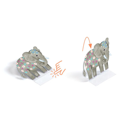 Djeco Kreativ stående klistermærker, dyr