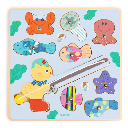 Djeco Fiskespil, Puzz &amp; Fish - Fiskerkat