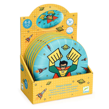 Djeco Frisbee, Superhelt