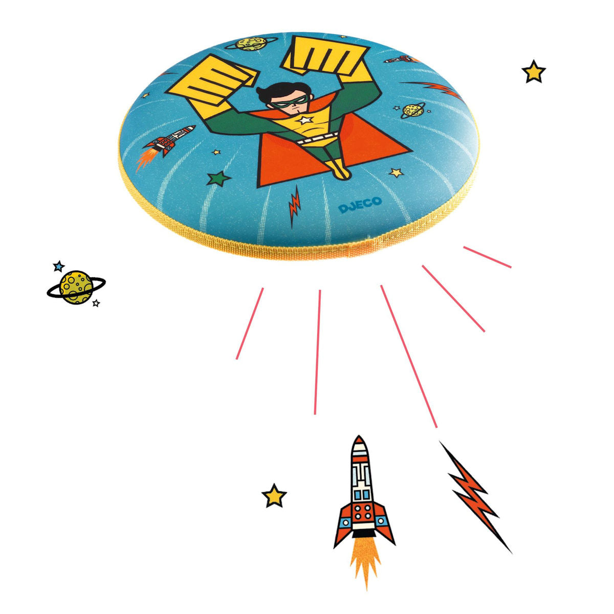 Djeco Frisbee, Superhelt