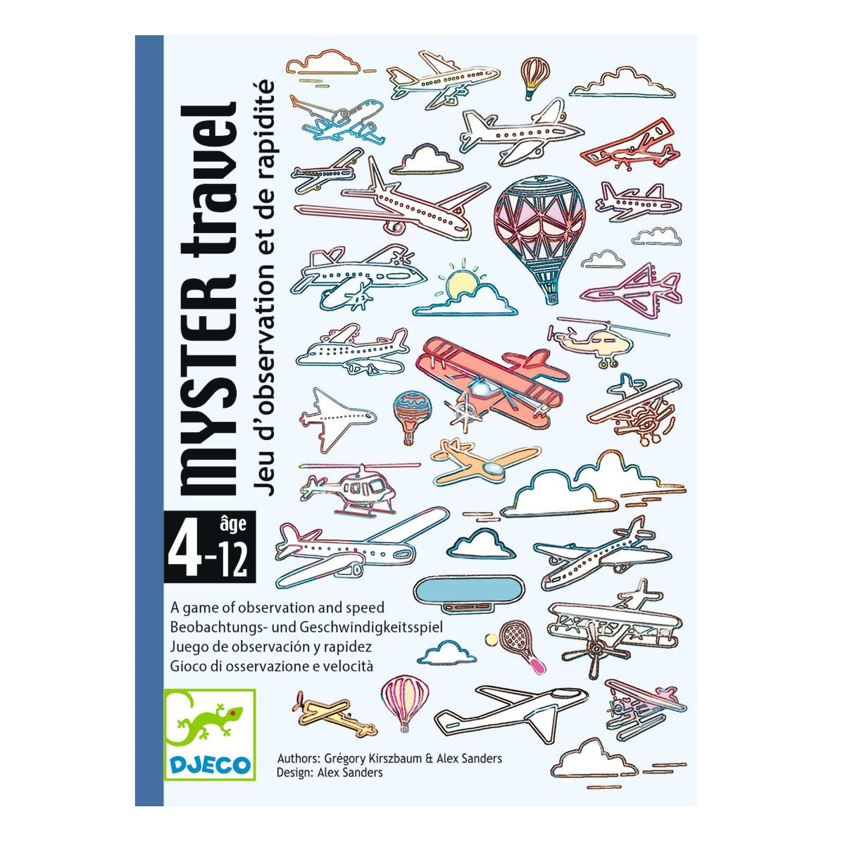 Djeco kortspil, Myster travel